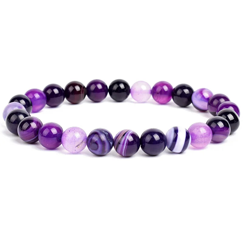 Natural Elemental Energy Crystals Beaded Bracelets