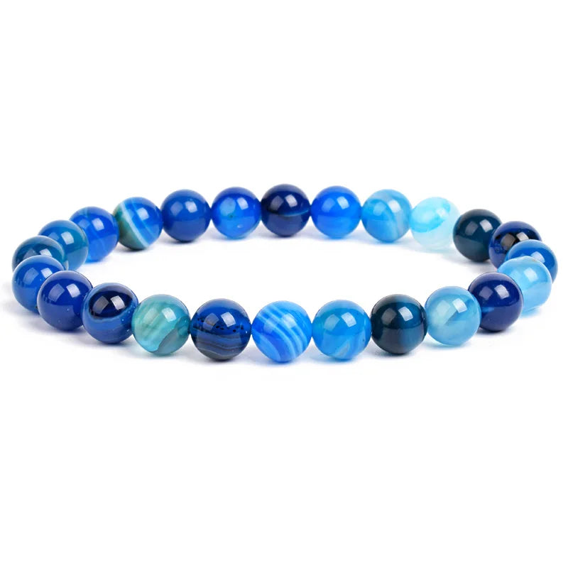 Natural Elemental Energy Crystals Beaded Bracelets