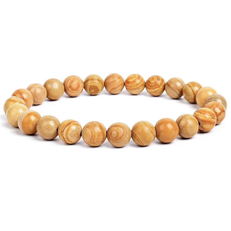 Natural Elemental Energy Crystals Beaded Bracelets