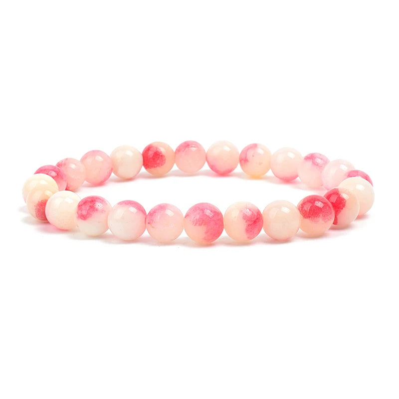 Natural Elemental Energy Crystals Beaded Bracelets