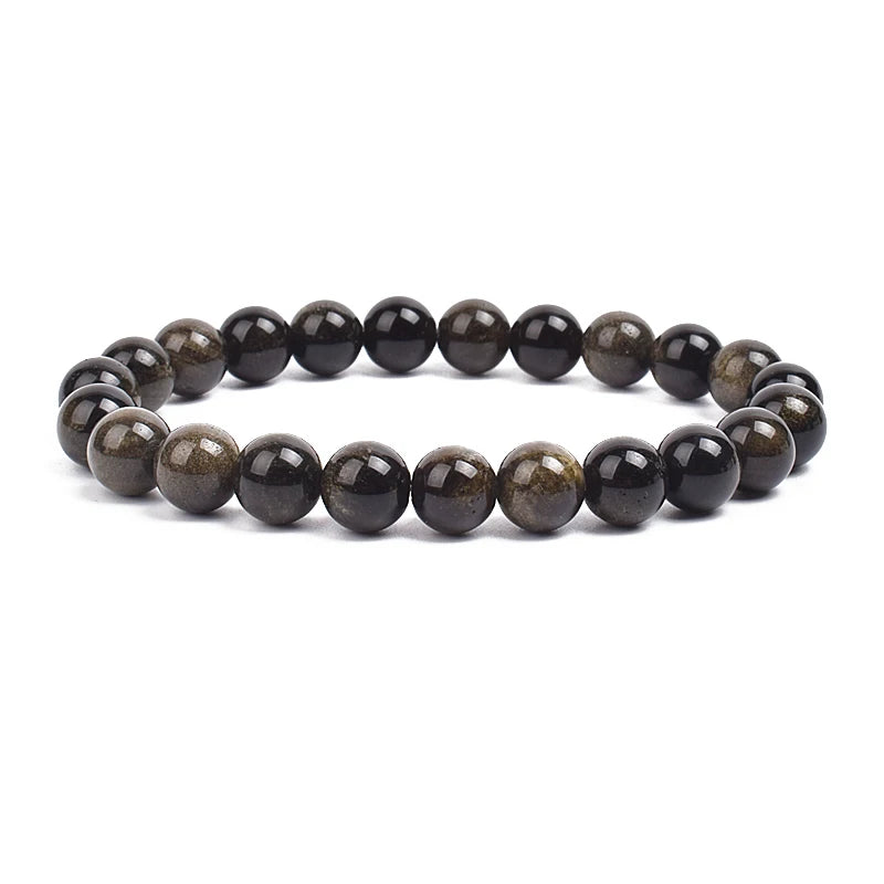 Natural Elemental Energy Crystals Beaded Bracelets