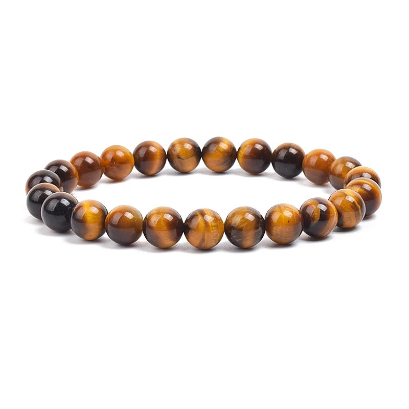 Natural Elemental Energy Crystals Beaded Bracelets