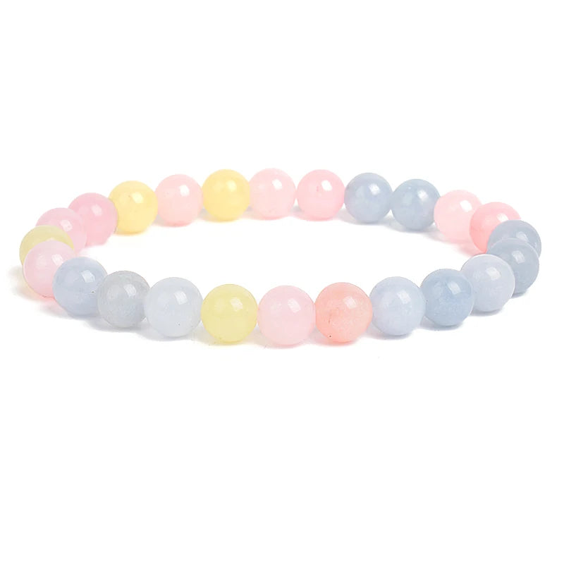 Natural Elemental Energy Crystals Beaded Bracelets