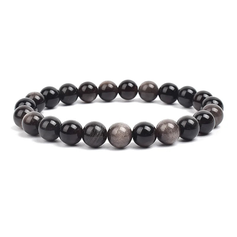 Natural Elemental Energy Crystals Beaded Bracelets